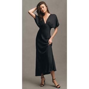 aurora puff sleeve taffeta maxi dress BHLDN Aurora Puff-Sleeve Taffeta Maxi Dress at MarketFair Shoppes in Princeton, NJ